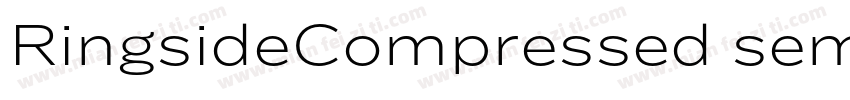 RingsideCompressed semi字体转换